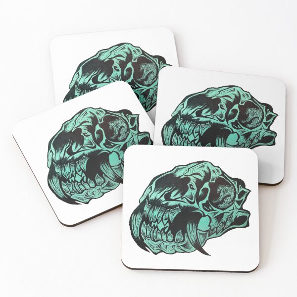 Item preview, Teal Animal Skull designed and sold by LadyMayDesigns9.