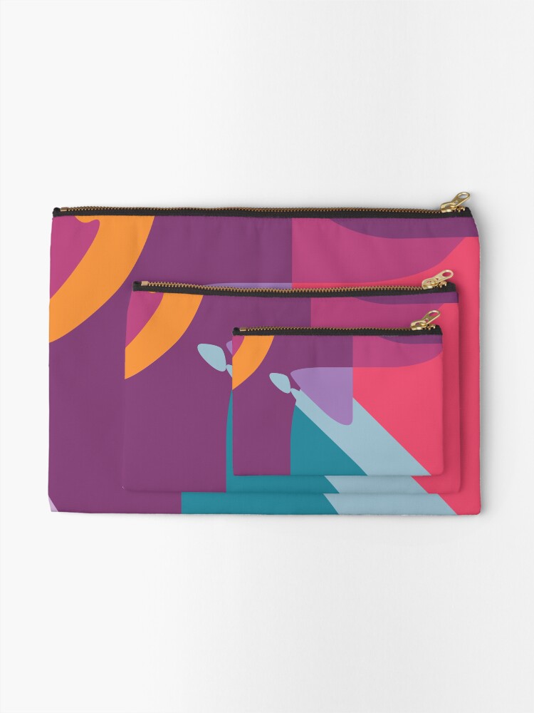 Thumbnail 2 of 4, Zipper Pouch, colors designed and sold by wpap.