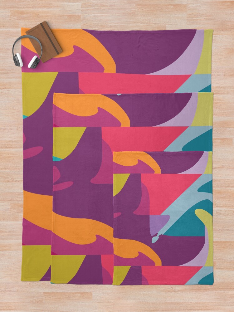 Thumbnail 5 of 6, Throw Blanket, colors designed and sold by wpap.