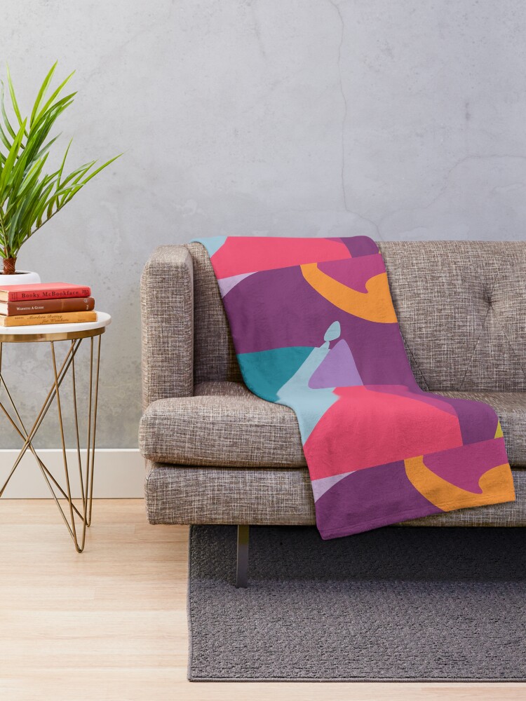 Thumbnail 2 of 6, Throw Blanket, colors designed and sold by wpap.