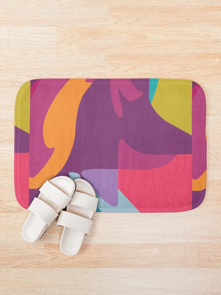 Thumbnail 1 of 6, Bath Mat, colors designed and sold by wpap.