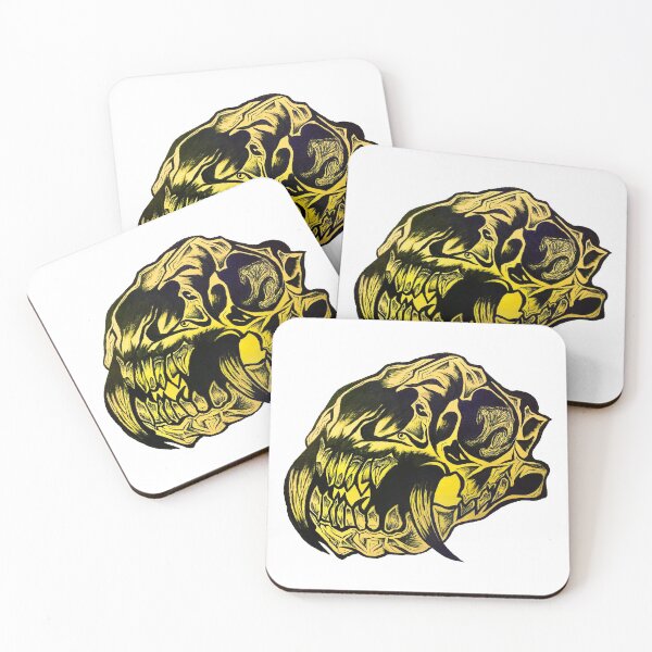 Item preview, Yellow Animal Skull designed and sold by LadyMayDesigns9.