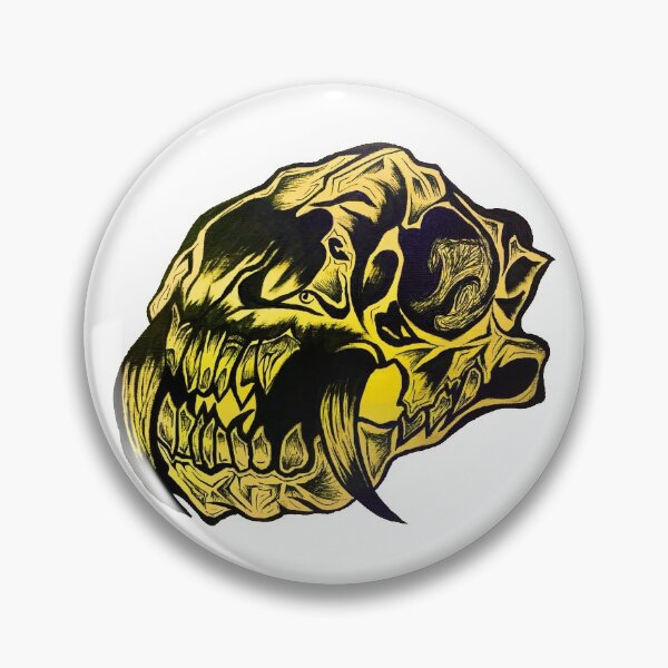 Item preview, Yellow Animal Skull designed and sold by LadyMayDesigns9.