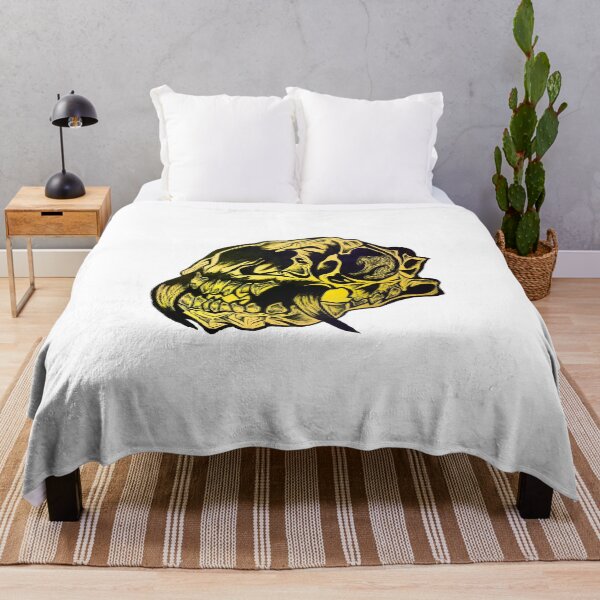 Item preview, Yellow Animal Skull designed and sold by LadyMayDesigns9.