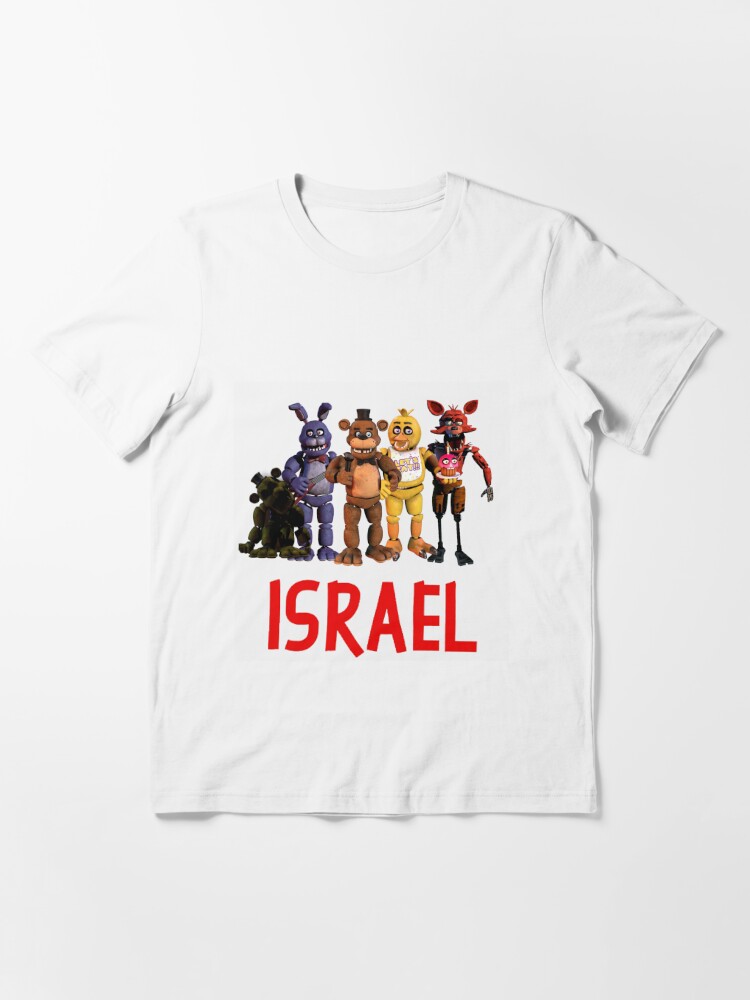 Fnaf Israel T Shirt By Quinklammer Redbubble - sient t shirt roblox