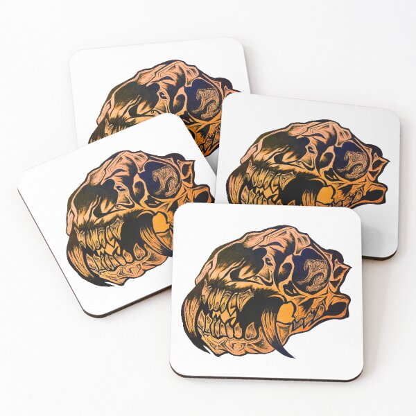 Item preview, Orange Animal Skull designed and sold by LadyMayDesigns9.