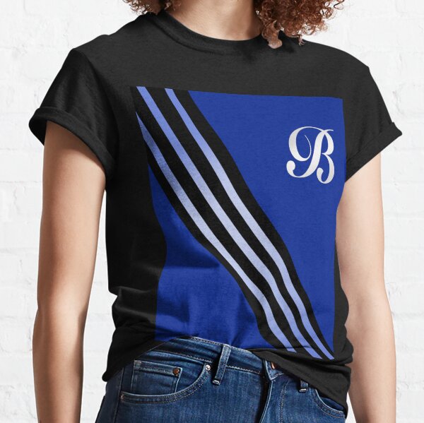 Louis Vuitton Uniformes T Shirt Women's Size Large Blue Designer Round Neck