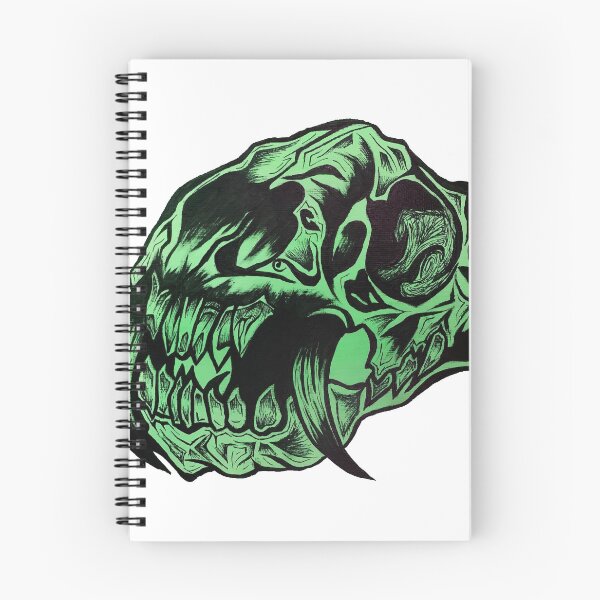 Item preview, Green Animal Skull designed and sold by LadyMayDesigns9.