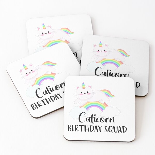 Item preview,  Caticorn Birthday Squad designed and sold by ANAS MAATI.