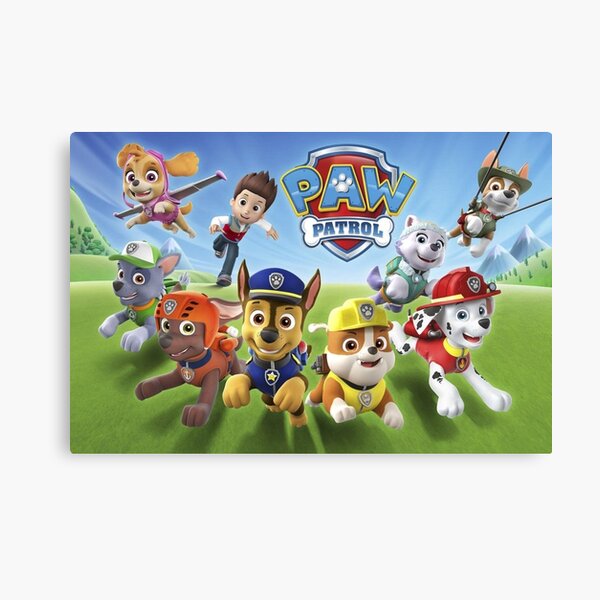 PAW Patrol design Canvas Print