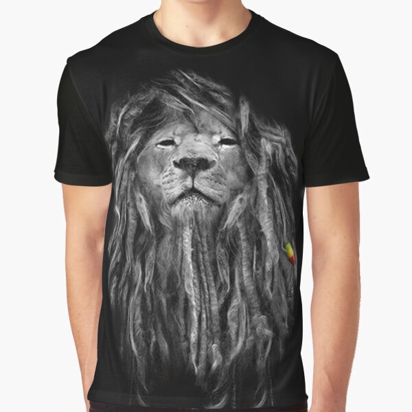 León rasta Camiseta gráfica