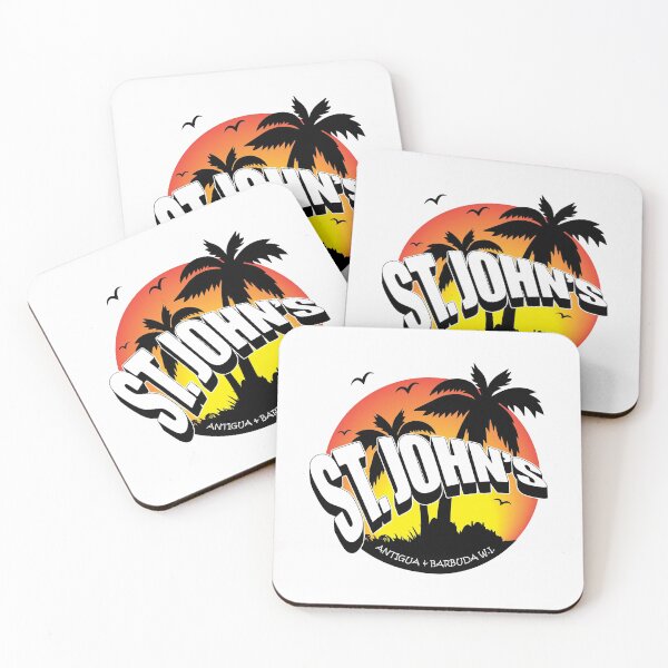 Item preview, St. Johns, Antigua and Barbuda Tropical Sunset designed and sold by IdentiTee Studios.