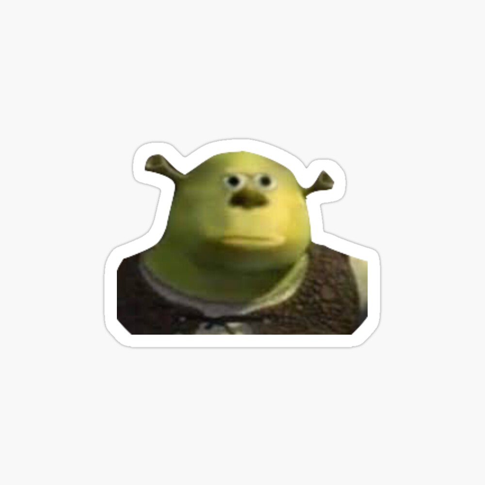 Shrek Meme Sticker for Sale by cbeezle