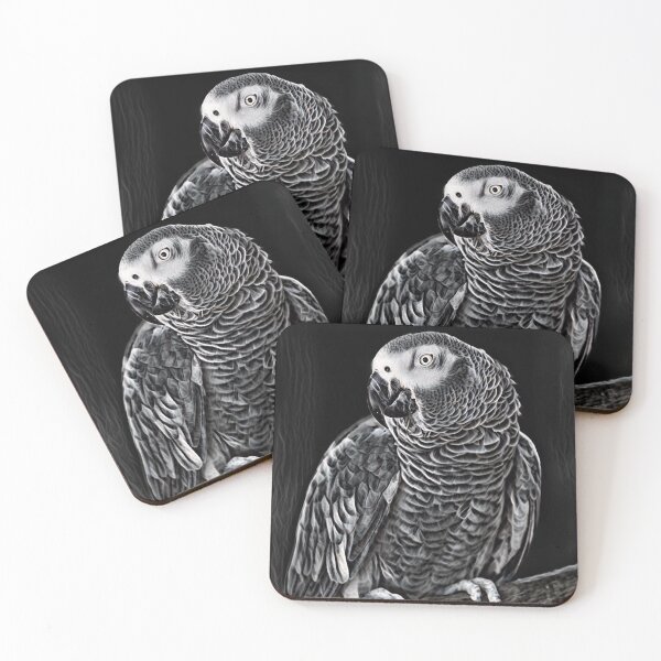 Item preview, African Grey Parrot designed and sold by MelKowasic.
