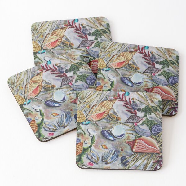 Item preview, Shells On Shoreline designed and sold by Leslie Rogers Todder.