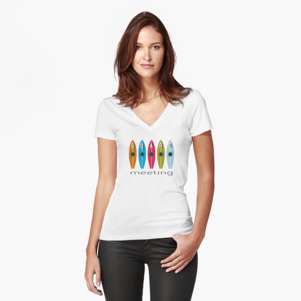 Item preview, Fitted V-Neck T-Shirt designed and sold by ozziewizzard.