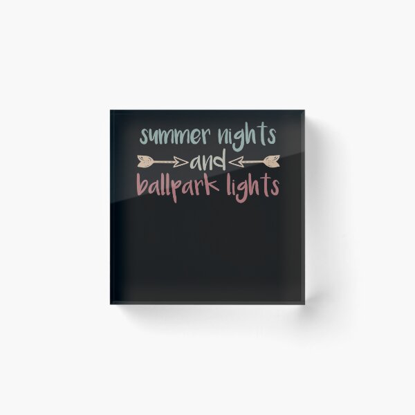 Item preview, Baseball Mom Shirt Softball Shirt Softball Mom Shirts Softball Tees Summer Nights and Ballpark Lights Tshirt Baseball Shirt designed and sold by Noussairox.