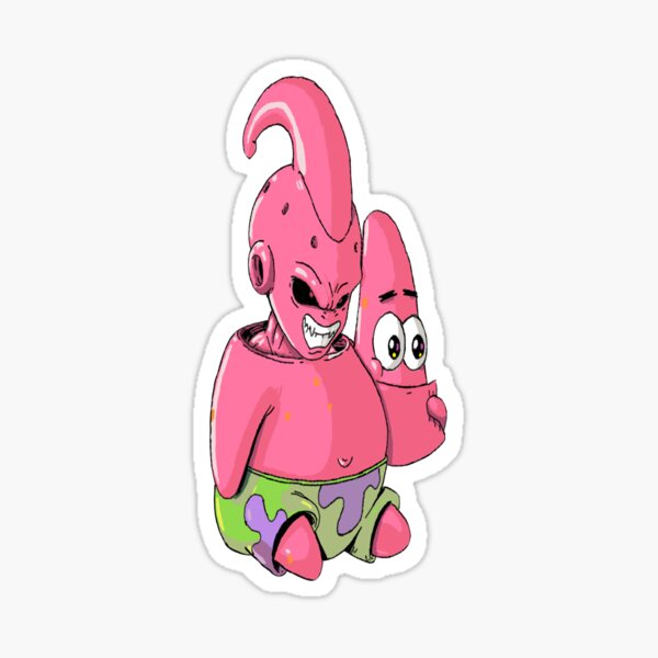 Buu Outline Sticker for Sale by awallac