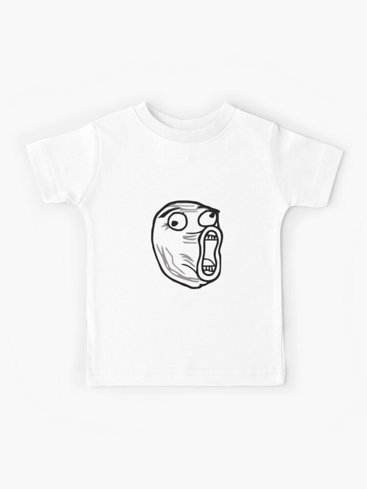 sad troll face Kids T-Shirt for Sale by dedi puryono