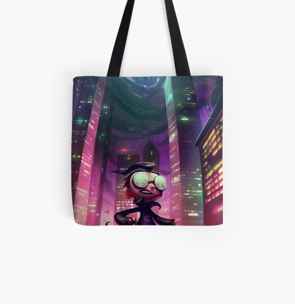 Invader Zim Fan Art - Dib "The Nightmare Begins" All Over Print Tote Bag