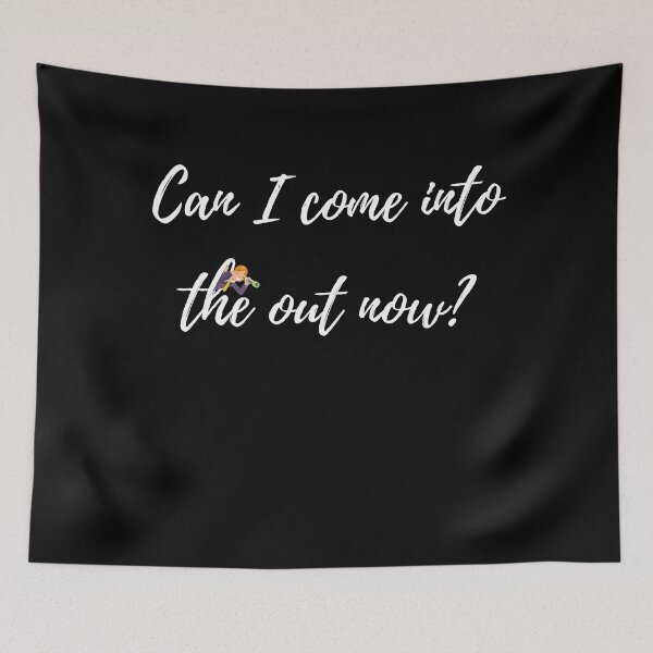 Item preview, Can I come into the our now? designed and sold by TheWhiteRhyno.