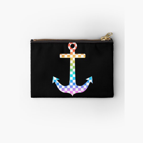 Item preview, Rainbow checkerboard anchor  designed and sold by Sleepygirl2010.