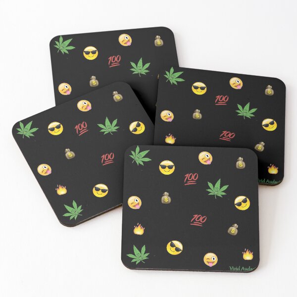 Item preview, MARIJUANA FIRE EMOJIS designed and sold by VividAudacity.