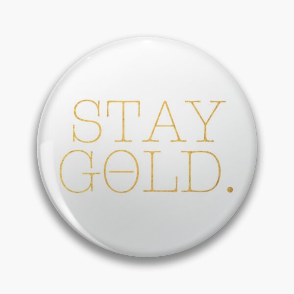 Item preview, stay gold. designed and sold by Stickers by SoSrat.