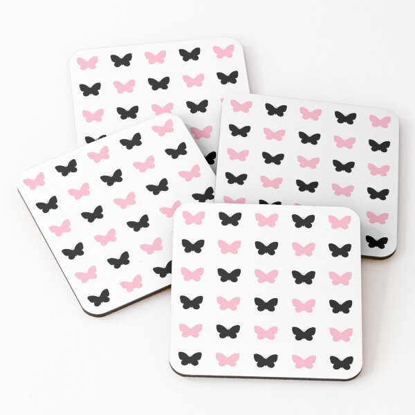 Item preview, Black and pink butterflies designed and sold by OkihanaShop.