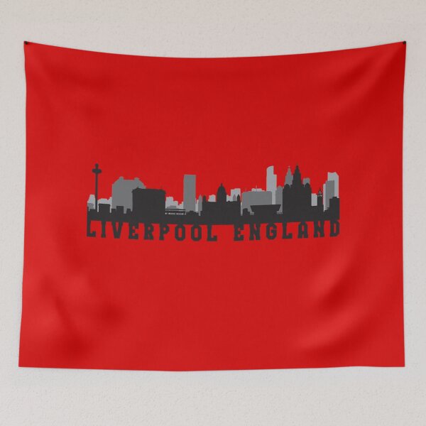 Item preview, Liverpool England Downtown Skyline designed and sold by JG0024.