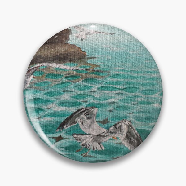 Item preview, Seagulls in Flight designed and sold by Nora Lee Illustrations.