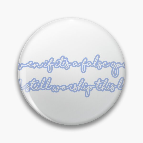 Item preview, false god lyrics designed and sold by boldtypex.