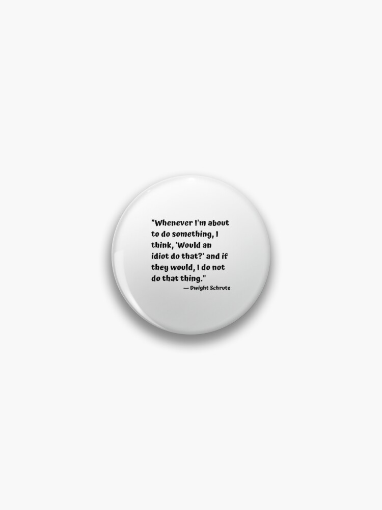 CPR Certified Dwight Schrute the Office Funny Retractable Badge