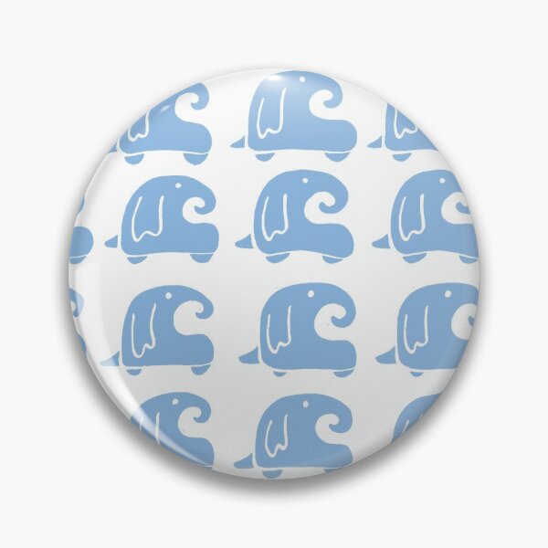 Item preview, Fun Proboscis Summer Pattern! (blue and white) designed and sold by SarinaMitchel.