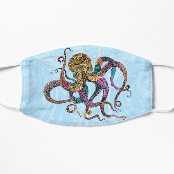Electric Octopus Flat Mask