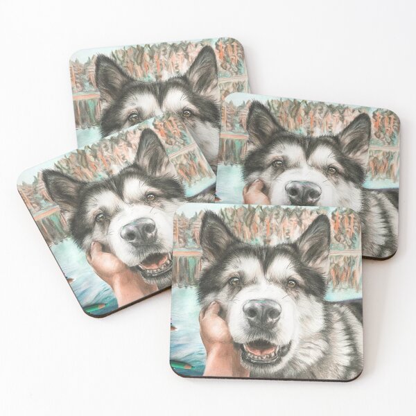 Item preview,  cheerful wolfdog designed and sold by JhonatanDaniels.