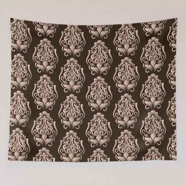 Item preview, Arabesque elegant abstract brown design designed and sold by MelivabyMeryem.
