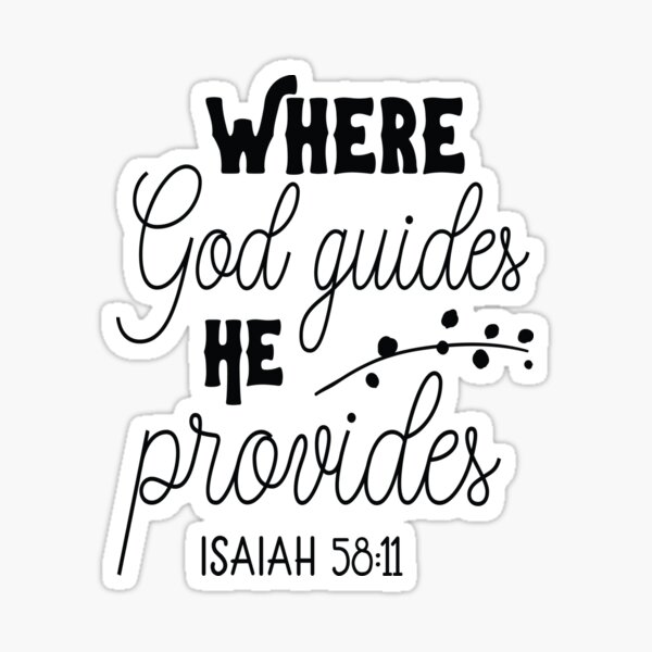 Item preview, Where God guides He provides- Faith Tee- Gift for her- Inspirational shirts for women designed and sold by SmartestDesign.