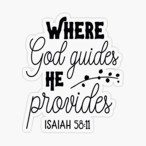 Item preview, Where God guides He provides- Faith Tee- Gift for her- Inspirational shirts for women designed and sold by SmartestDesign.