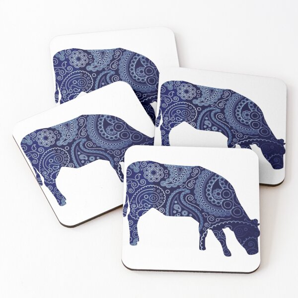 Item preview, Blue Bandana Cow designed and sold by Dalaura.