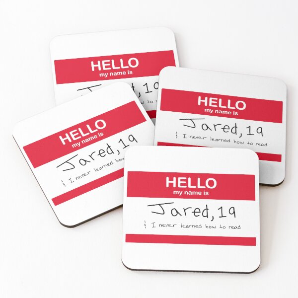 Item preview, Hello My Name Is Jared designed and sold by Catie8D.
