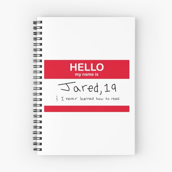 Item preview, Hello My Name Is Jared designed and sold by Catie8D.