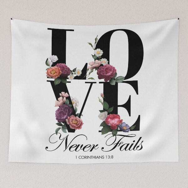 Item preview, Love Never Fails Floral designed and sold by KA DESIGNS.