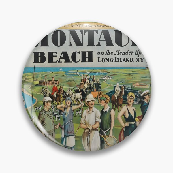 Artikelvorschau, Montauk Beach vintage travel poster entworfen und verkauft von stickart-marek.