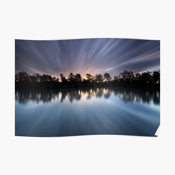 "Warp 10" ∞ Brisbane River, QLD - Australia Poster