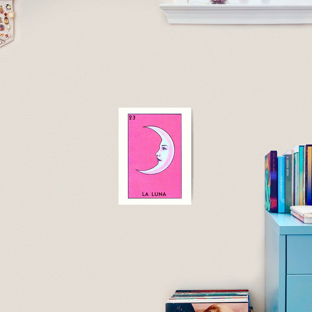 Luna Tarot PINK Art Print