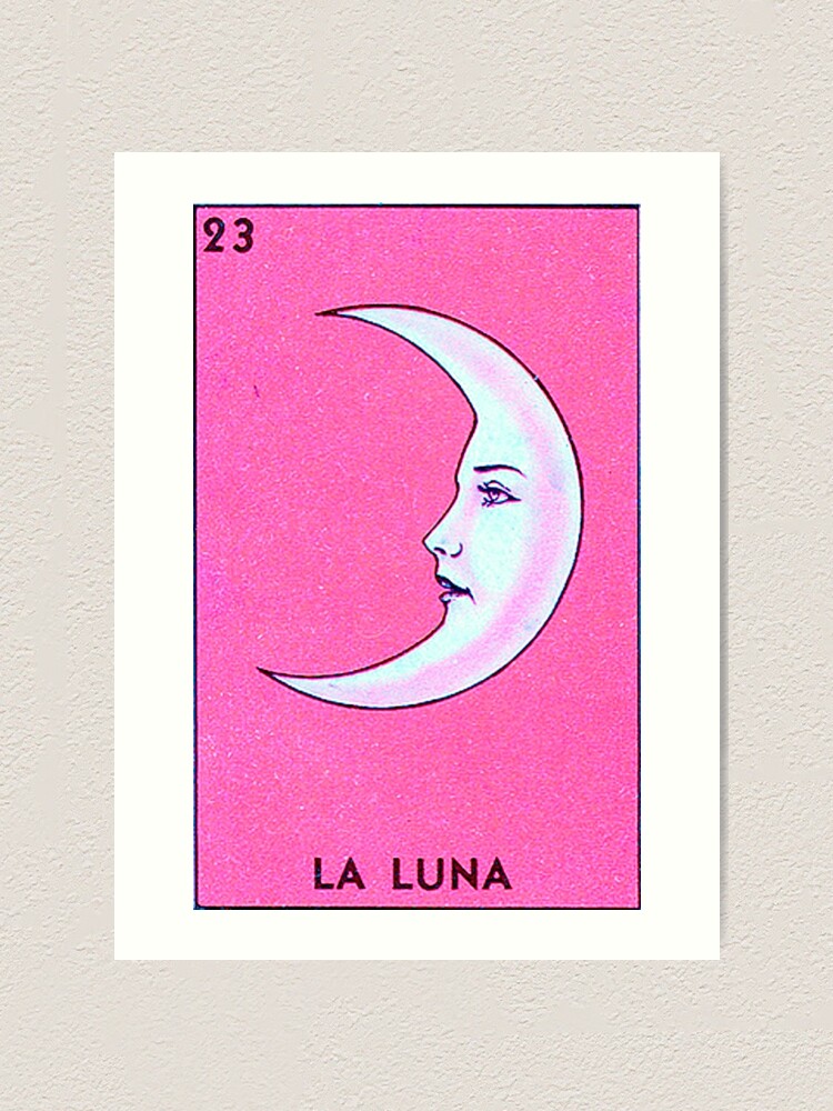 Alternate view of Luna Tarot PINK Art Print
