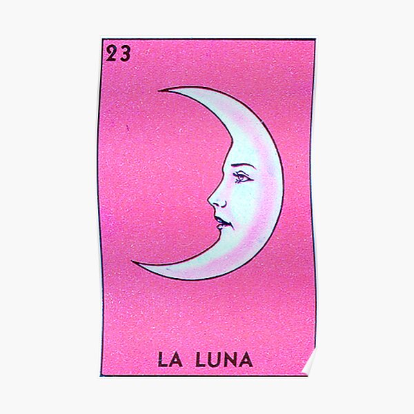 Luna Tarot PINK Poster