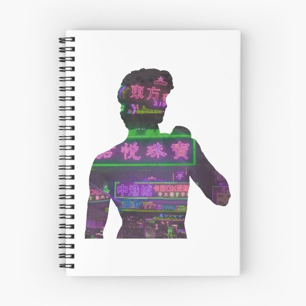 Item preview, Statue of David - Pink Purple Green Neon designed and sold by PlacidPower.
