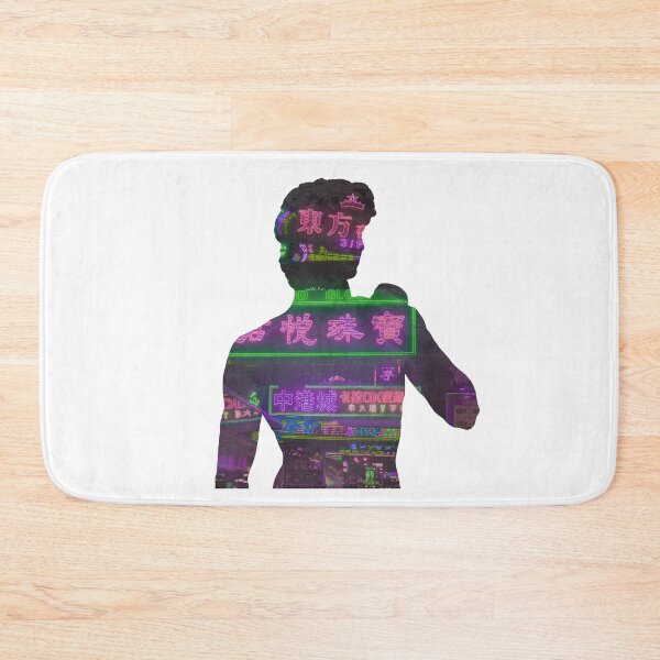 Item preview, Statue of David - Pink Purple Green Neon designed and sold by PlacidPower.